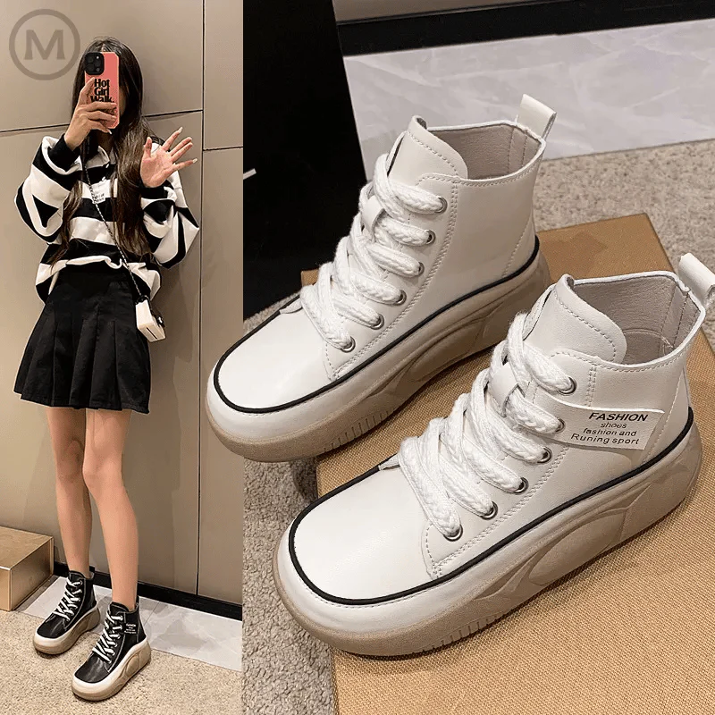 🔥Promotion 49% OFF🔥Women's High Top Thick Sole Martin Boots - Image 3