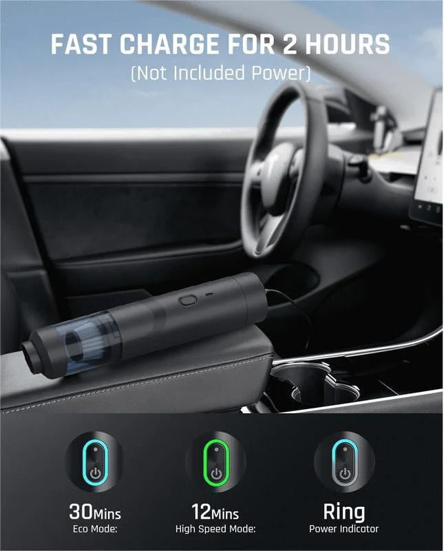 🔥🔥🔥V8 Mate Cordless Car Vacuum High Power, 12000Pa/30AW - Buy two and get free shipping! - Image 3