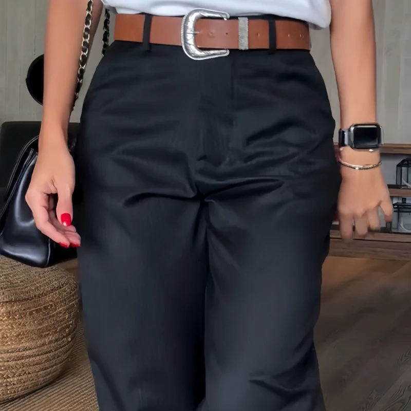 🔥Women's High Waist Casual Straight Blazer Pants🍃 - Image 10
