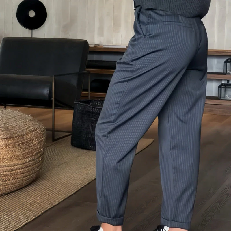 🔥Women's High Waist Casual Straight Blazer Pants🍃 - Image 14
