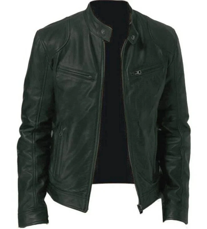 Men's Leather Jacket. - Image 10