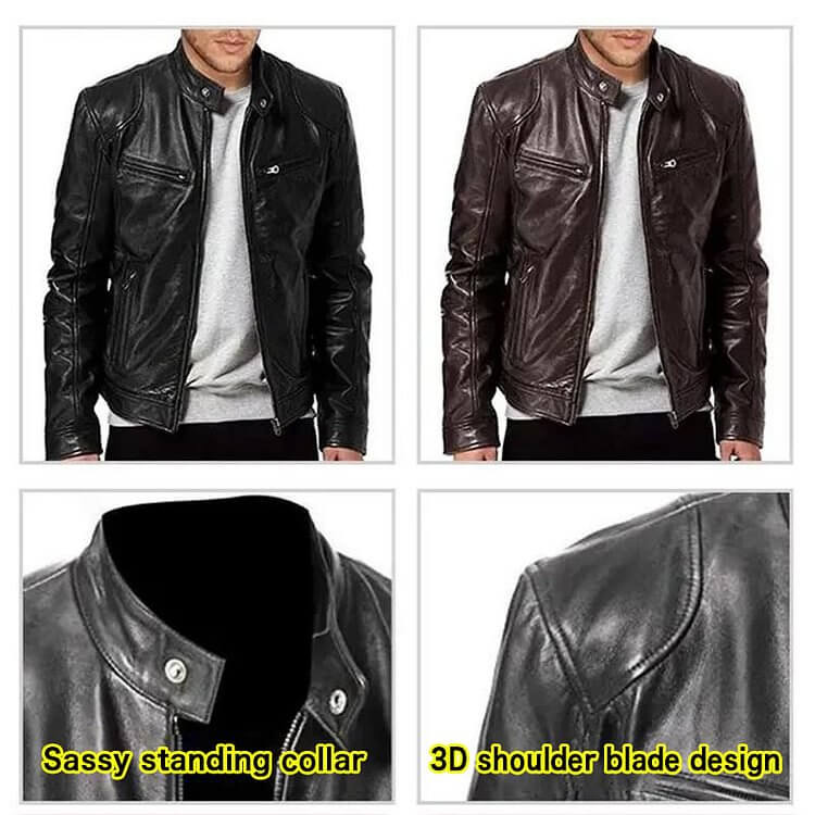 Men's Leather Jacket. - Image 2