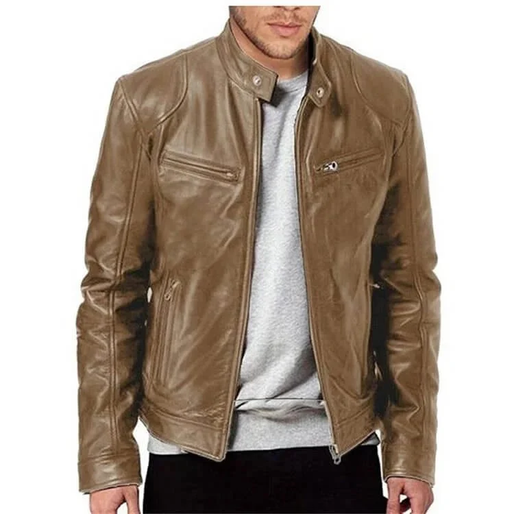 Men's Leather Jacket. - Image 6