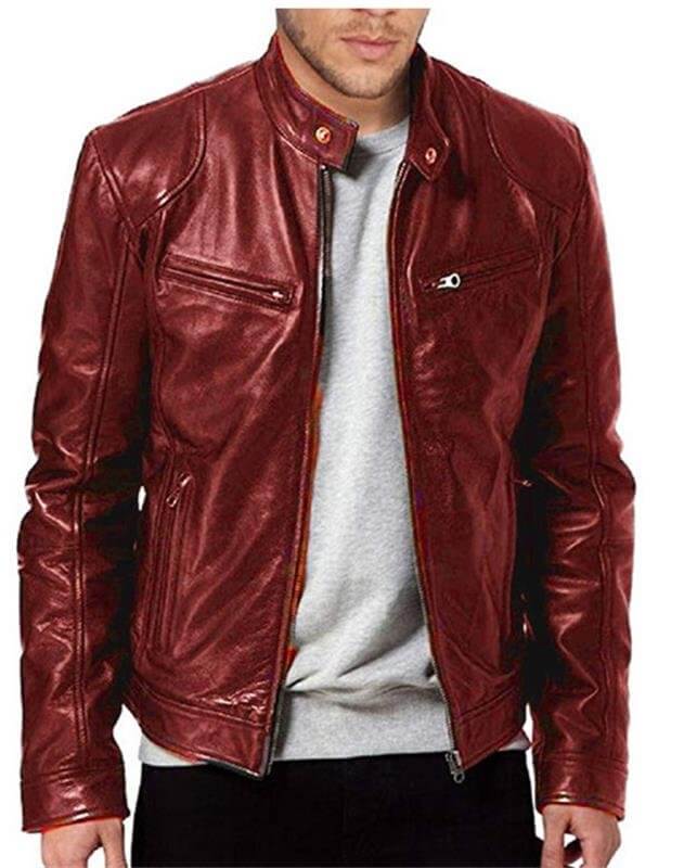 Men's Leather Jacket. - Image 7