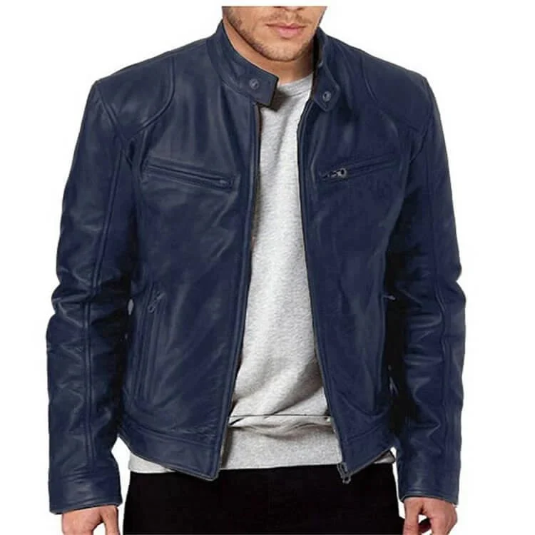 Men's Leather Jacket. - Image 8