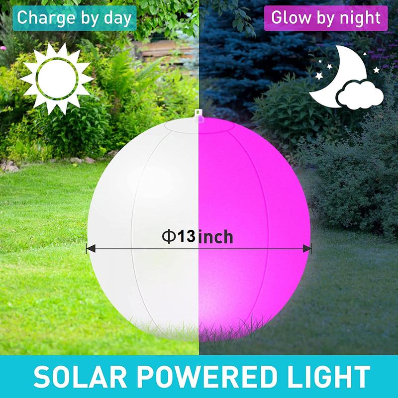 Pool Decoration🎉LED Light 16 Colors Luminous Beach Ball - Image 16