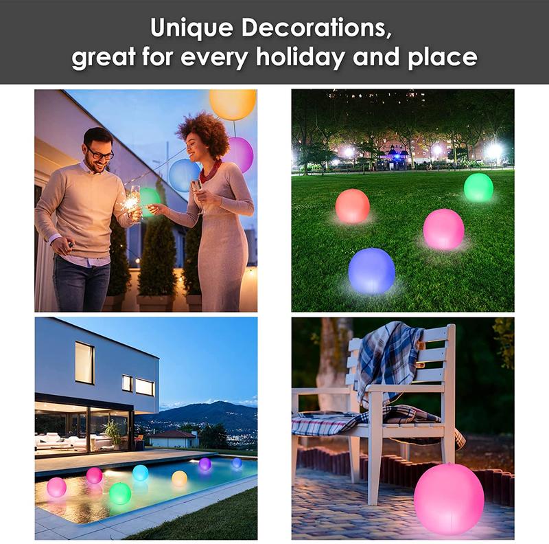 Pool Decoration🎉LED Light 16 Colors Luminous Beach Ball - Image 9