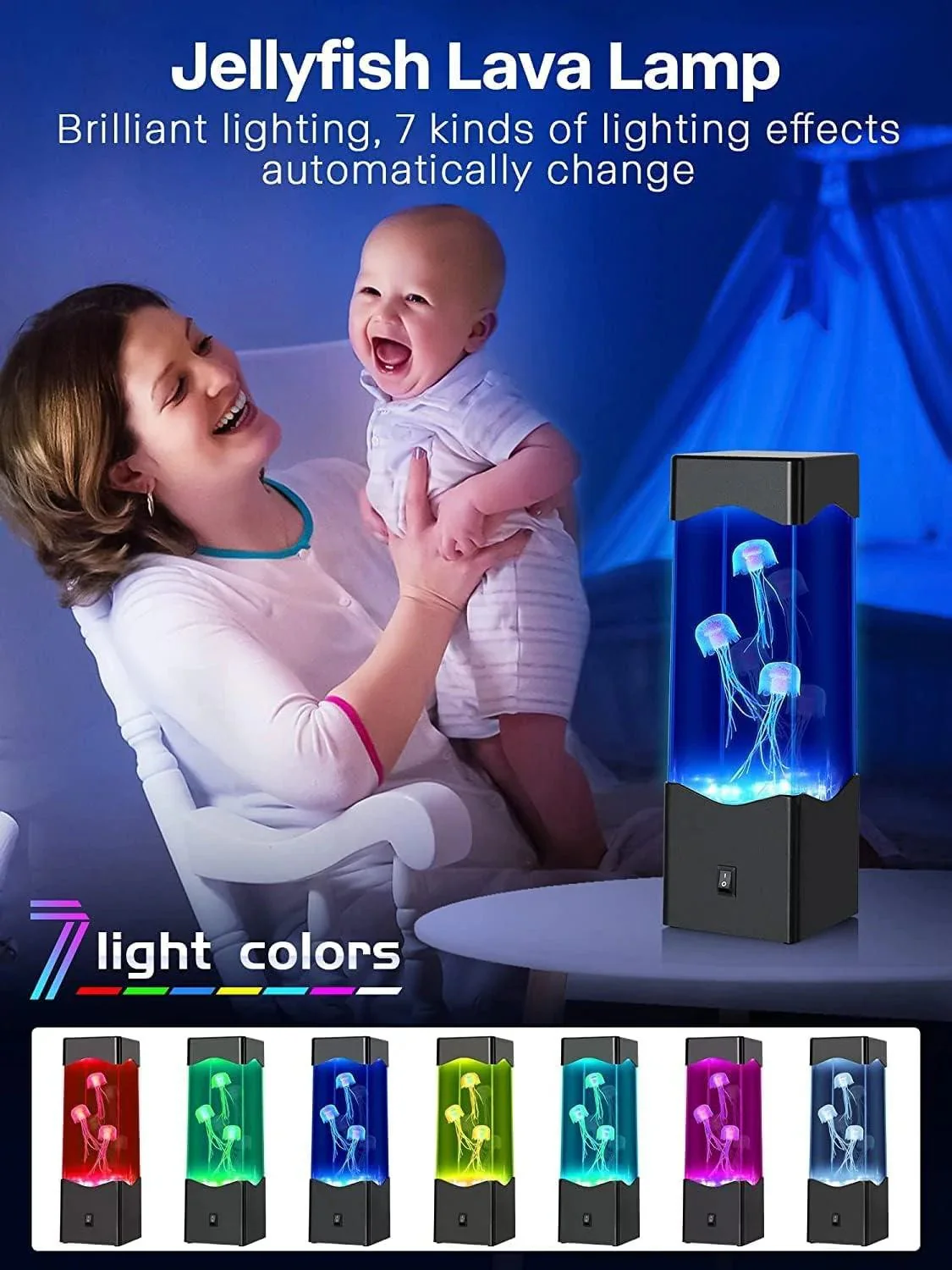 🔥Summer Hot Sale Promotion-49% OFF✨-Multicolor Jellyfish Lava Lamp - Image 10