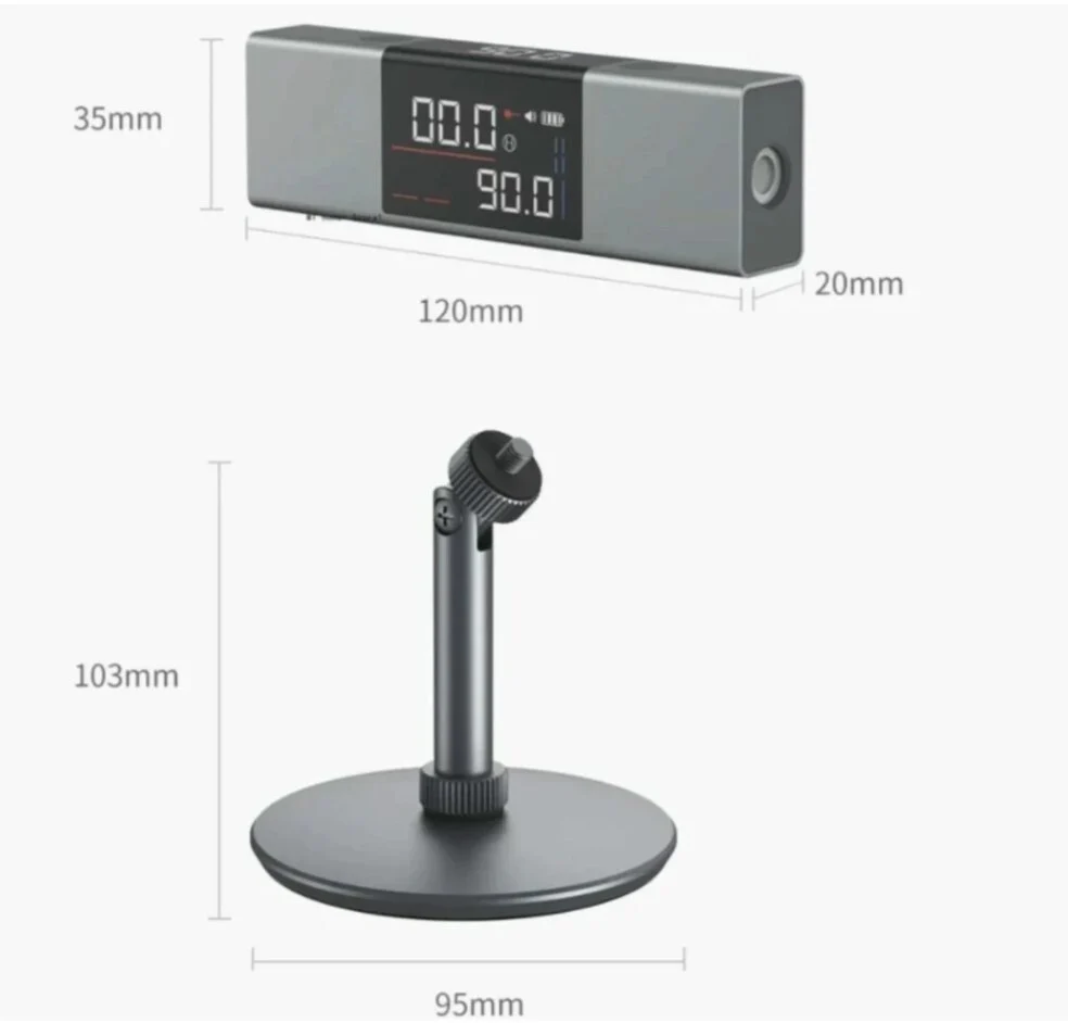 2024 New LED Screen Dual Laser Digital Protractor With Tripod-Free Shipping - Image 6