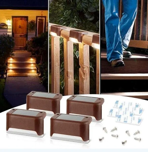 LED Solar Lamp Path Staircase Outdoor Waterproof Wall Light🔥BUY MORE SAVE MORE - Image 10