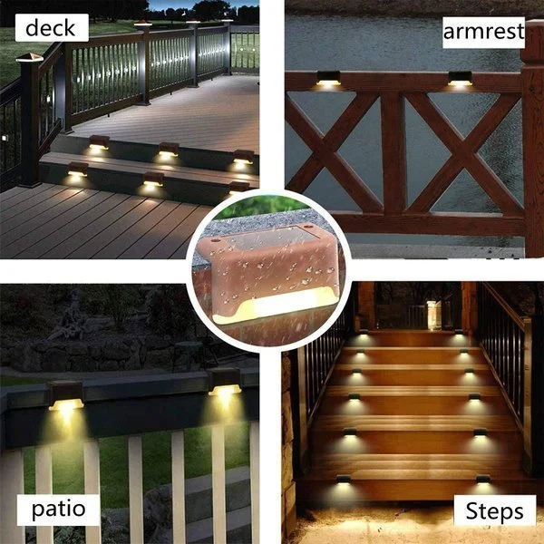 LED Solar Lamp Path Staircase Outdoor Waterproof Wall Light🔥BUY MORE SAVE MORE - Image 12