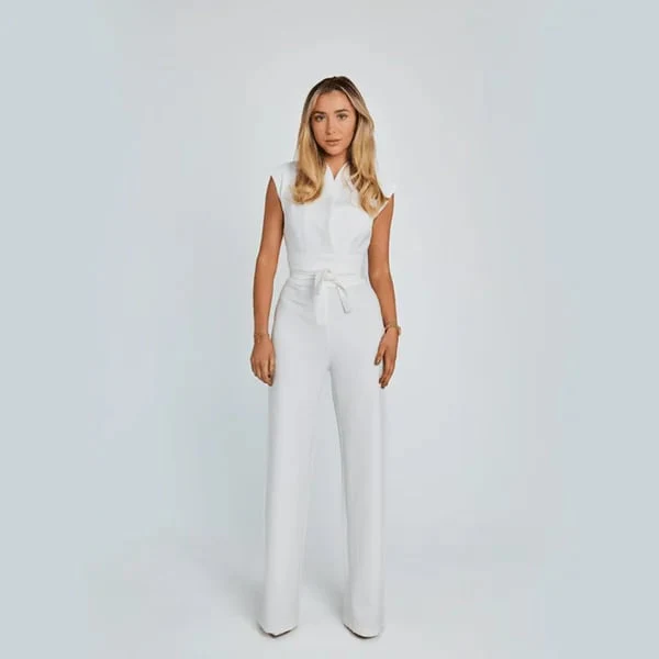 â¨SALE 40% OFFâ¨Women's Sleeveless Wide-Leg Jumpsuit - Image 13