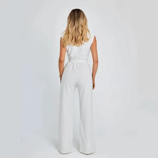 â¨SALE 40% OFFâ¨Women's Sleeveless Wide-Leg Jumpsuit - Image 14