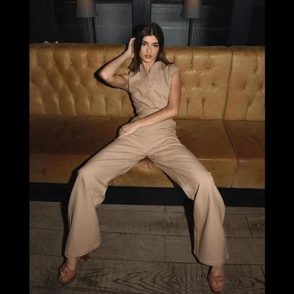â¨SALE 40% OFFâ¨Women's Sleeveless Wide-Leg Jumpsuit - Image 9