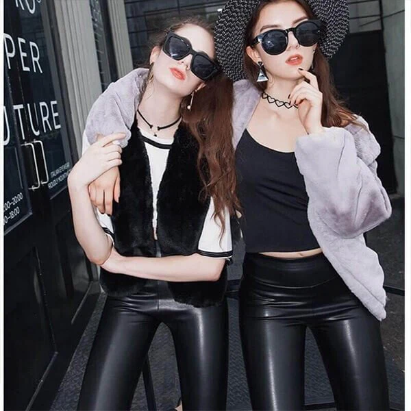 🎁Early Christmas Sale 2023 -🎁 S-shaped PU Leather Leggings - Image 10