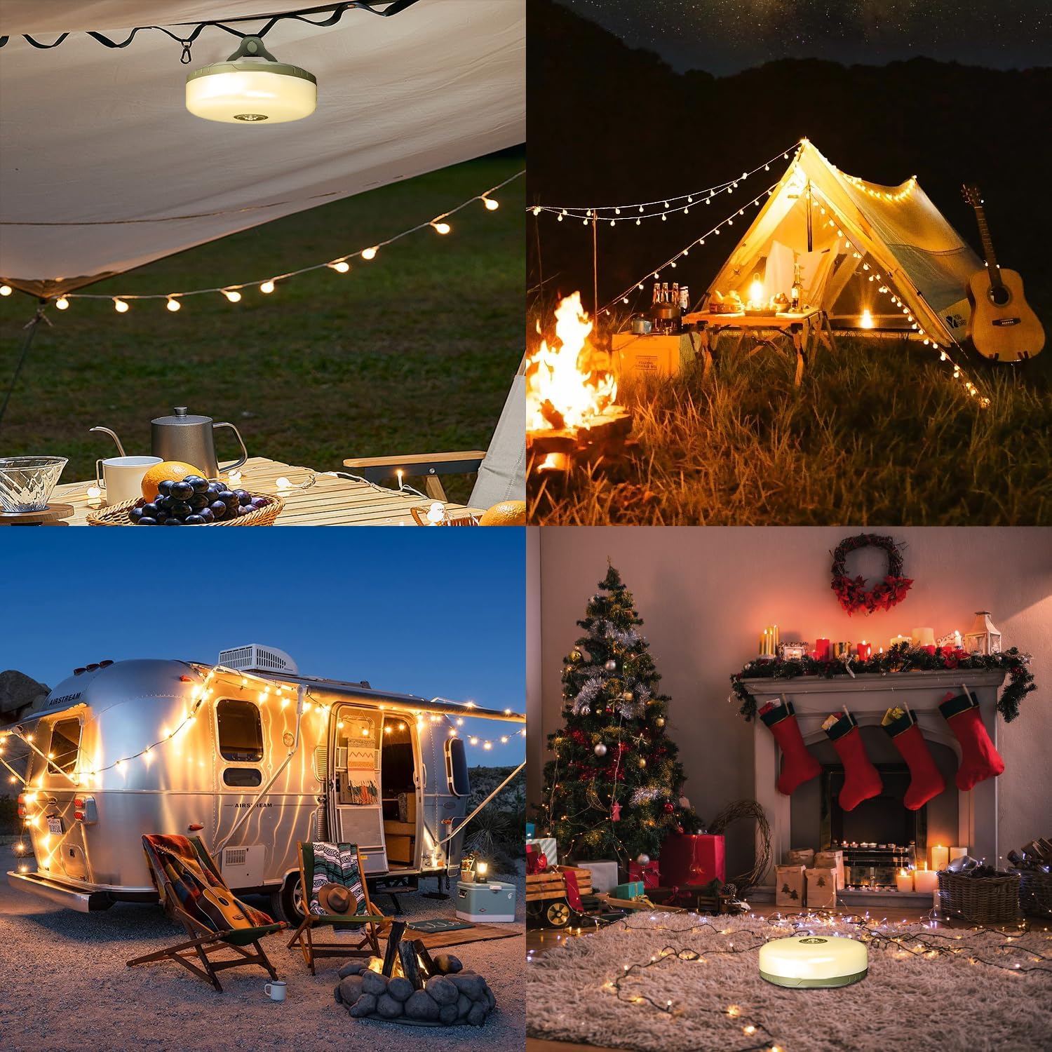 🔥Outdoor lighting camping lantern roll atmosphere light - Image 7