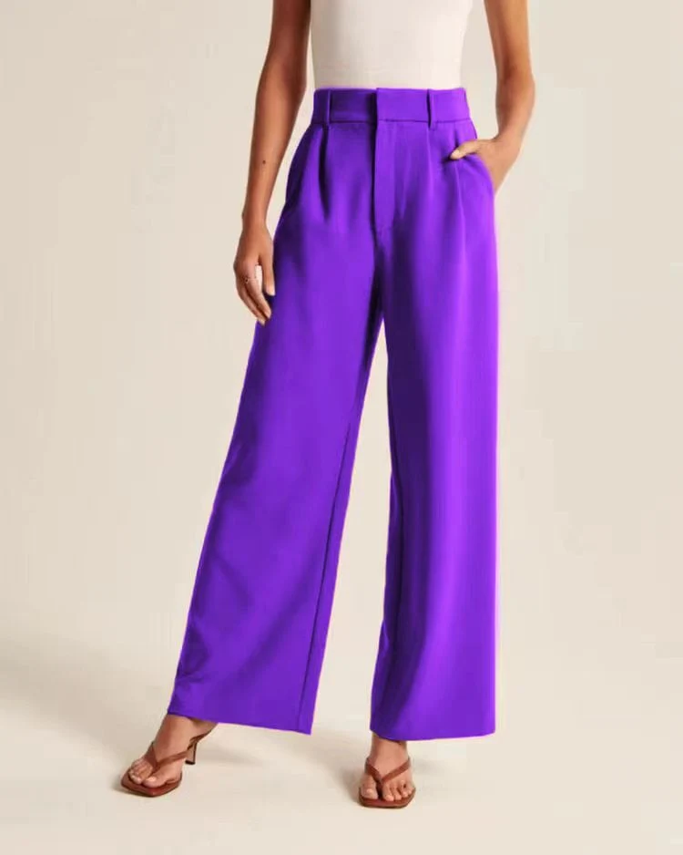 Lightweight Tailored Wide Leg Pants (Buy 2 Free Shipping) - Image 29