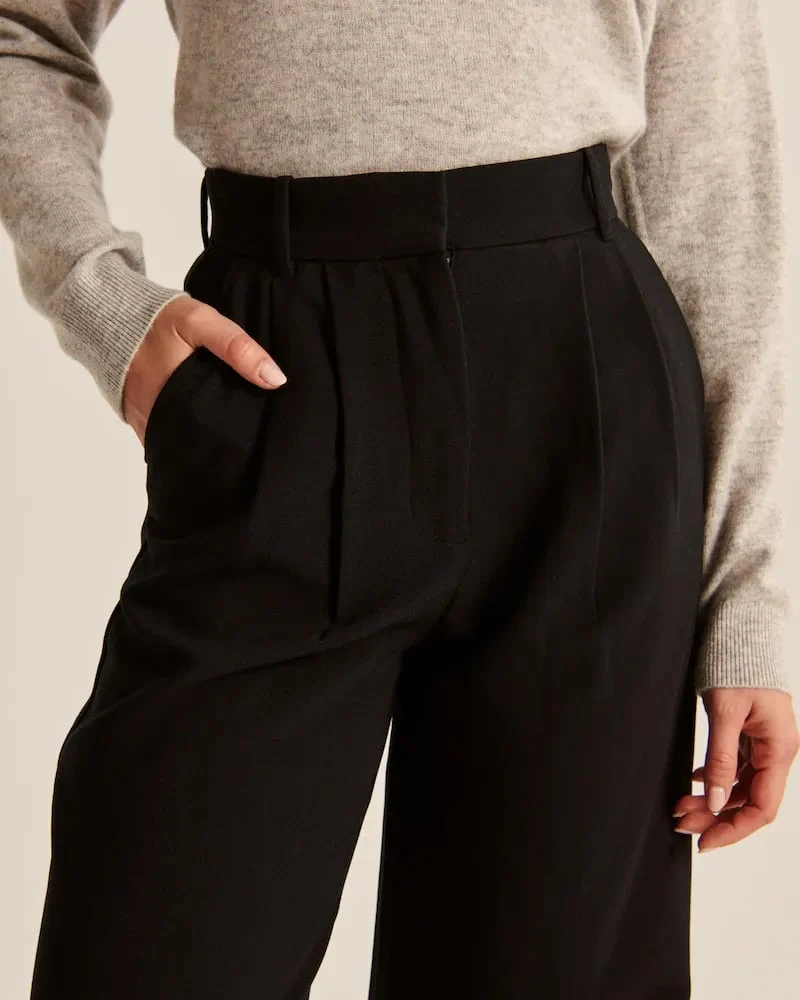 Lightweight Tailored Wide Leg Pants (Buy 2 Free Shipping) - Image 7
