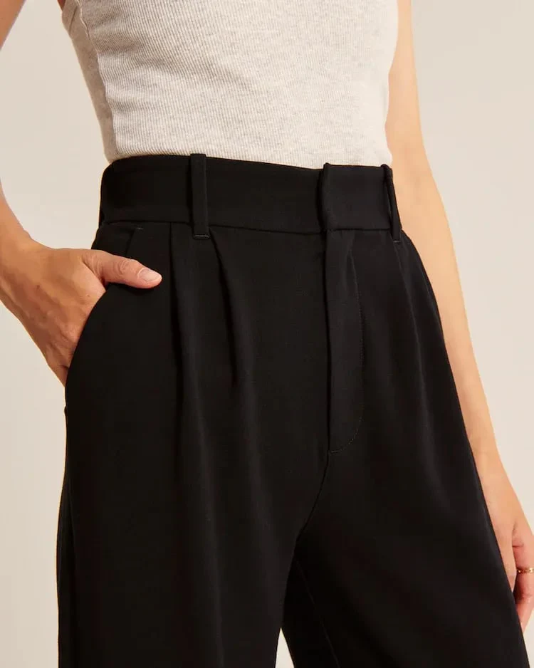 Lightweight Tailored Wide Leg Pants (Buy 2 Free Shipping) - Image 9