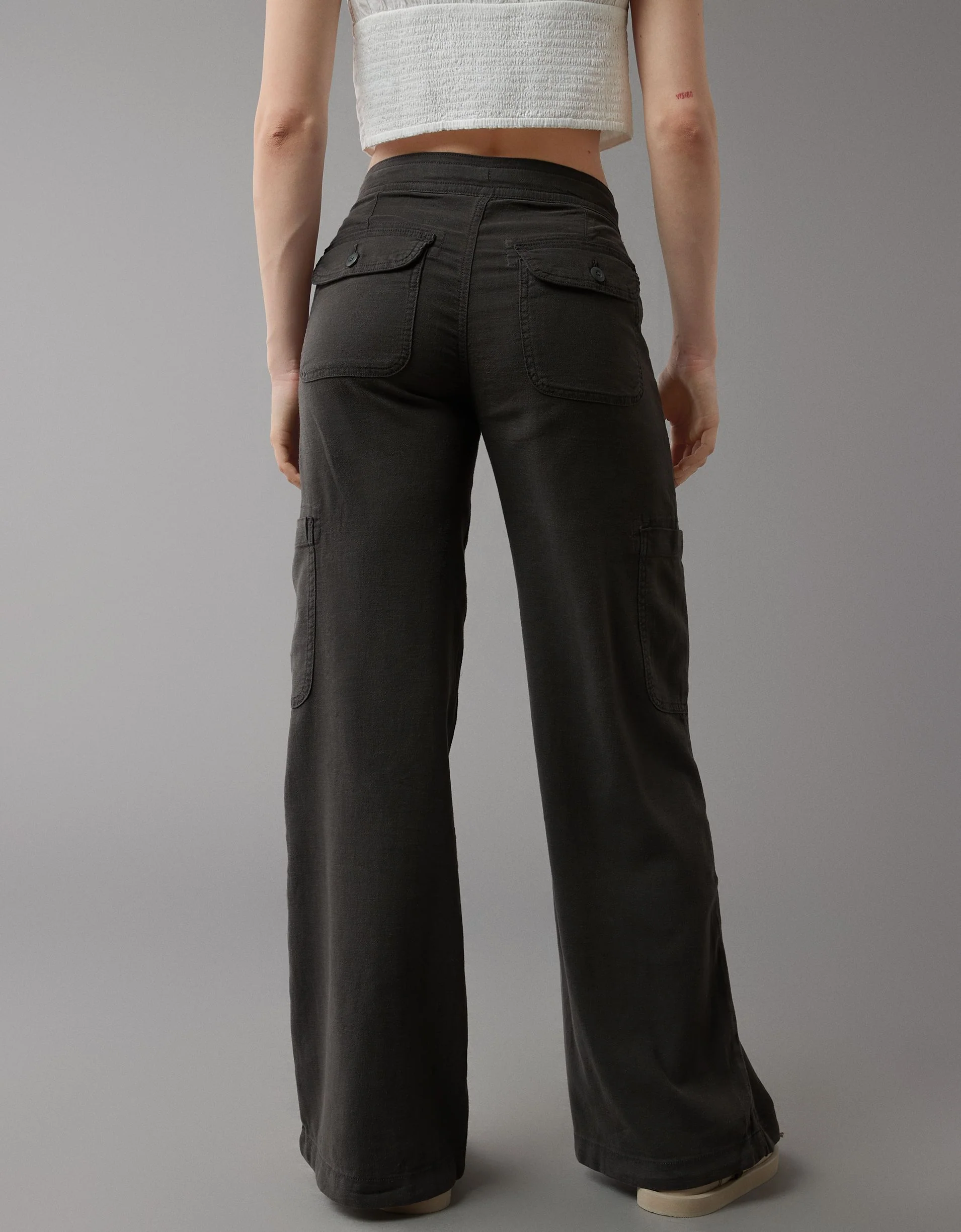 Linen-Blend Wide-Leg Cargo Pant(BUY 2 FREE SHIPPING) - Image 10
