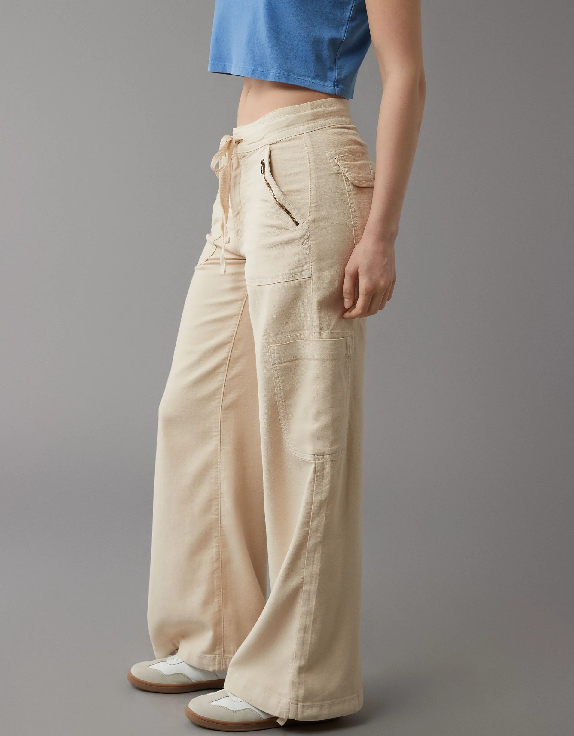 Linen-Blend Wide-Leg Cargo Pant(BUY 2 FREE SHIPPING) - Image 12