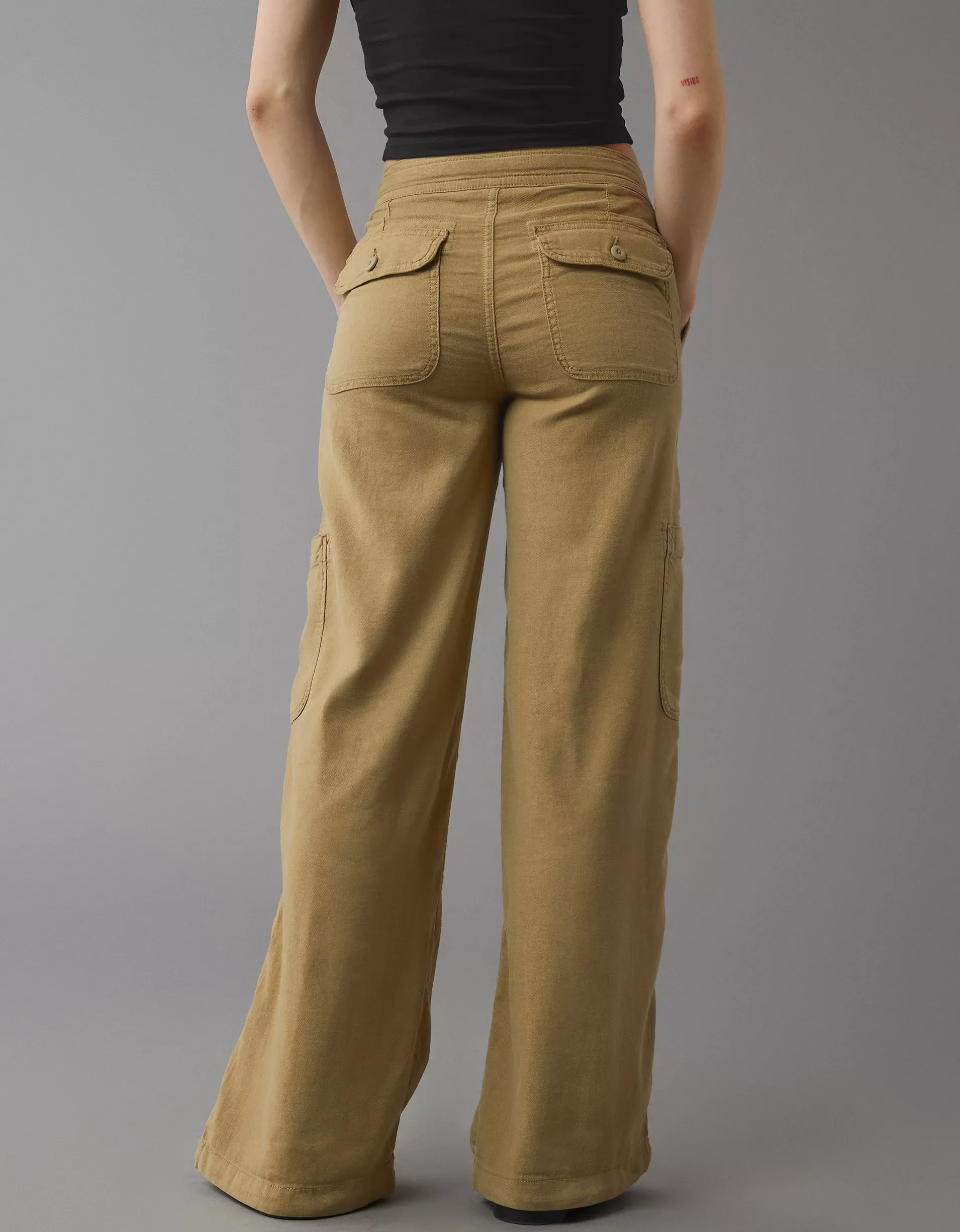 Linen-Blend Wide-Leg Cargo Pant(BUY 2 FREE SHIPPING) - Image 16