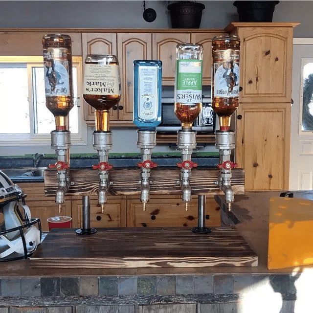 💥Liquor Alcohol Whiskey wood Dispenser - Image 2