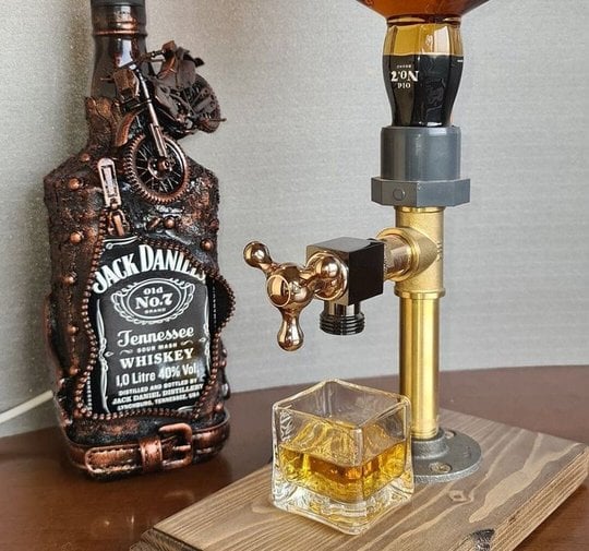 💥Liquor Alcohol Whiskey wood Dispenser - Image 7