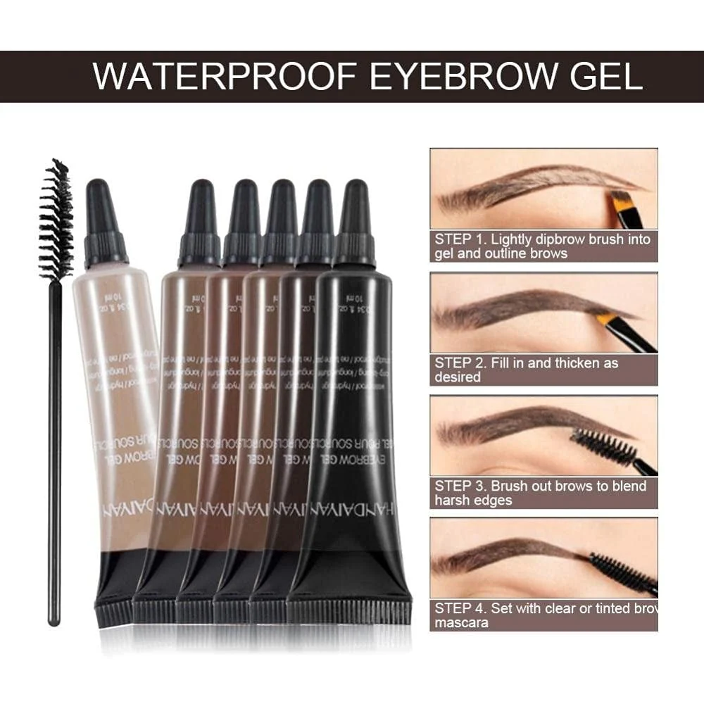 ⭐Long-lasting Waterproof Smudge-proof Liquid Eyebrow Gel/Tint(With Free Brush) - Image 3