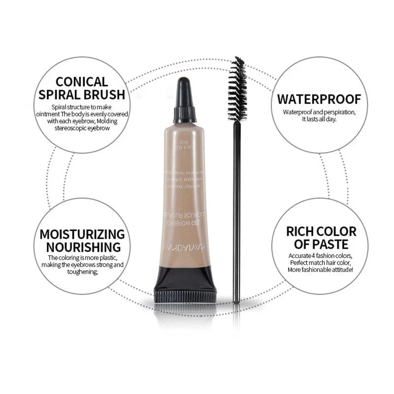 ⭐Long-lasting Waterproof Smudge-proof Liquid Eyebrow Gel/Tint(With Free Brush) - Image 4