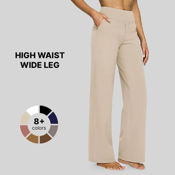 ☀️ Summer Deal!😍Loose High-Waist Business Casual Pants Yoga Pants - Image 11