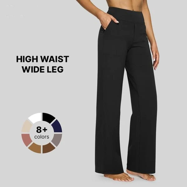 ☀️ Summer Deal!😍Loose High-Waist Business Casual Pants Yoga Pants - Image 8