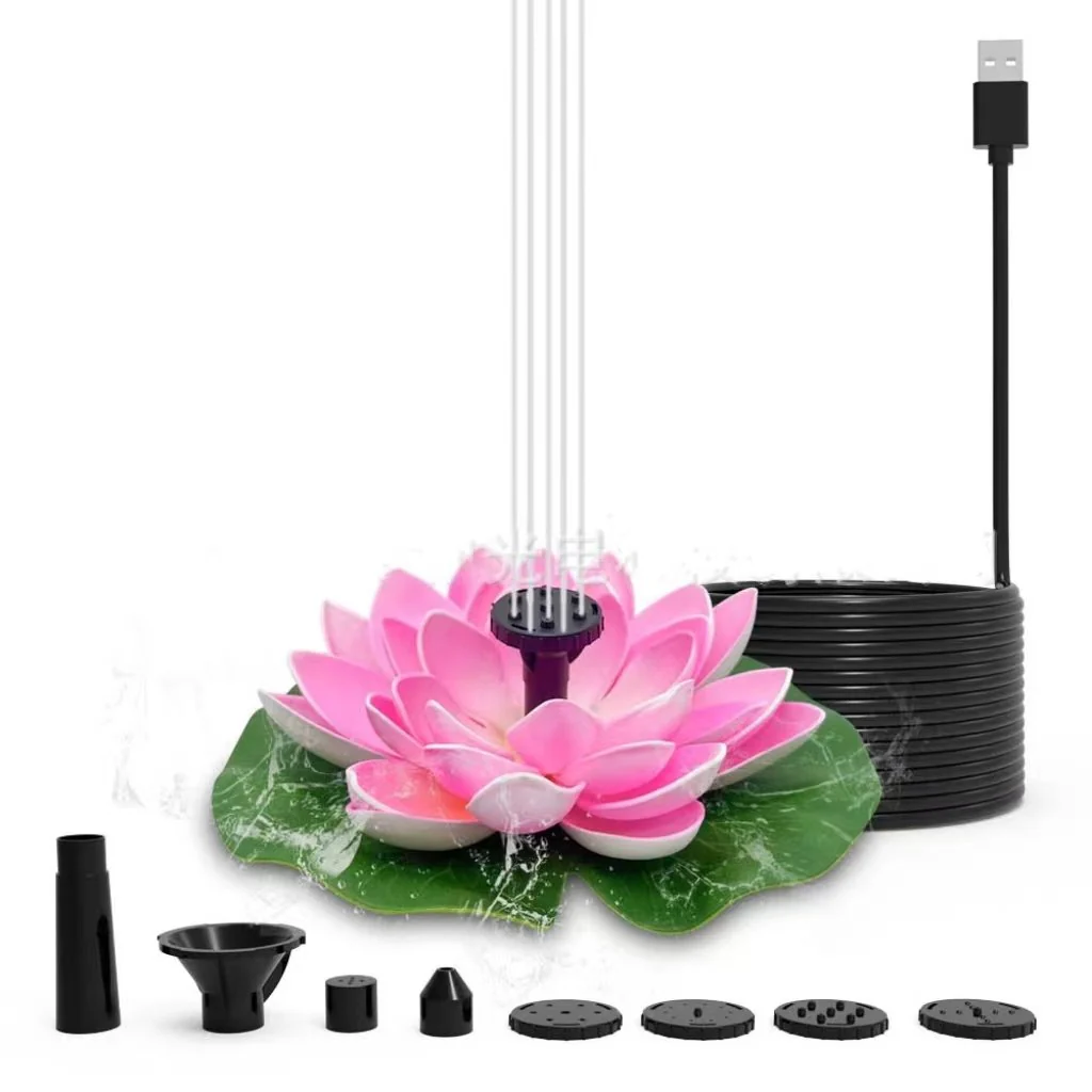 🔥BUY 2 GET 10% OFF🔥Lotus Shaped Solar Fountain Pond Decorative - Image 16