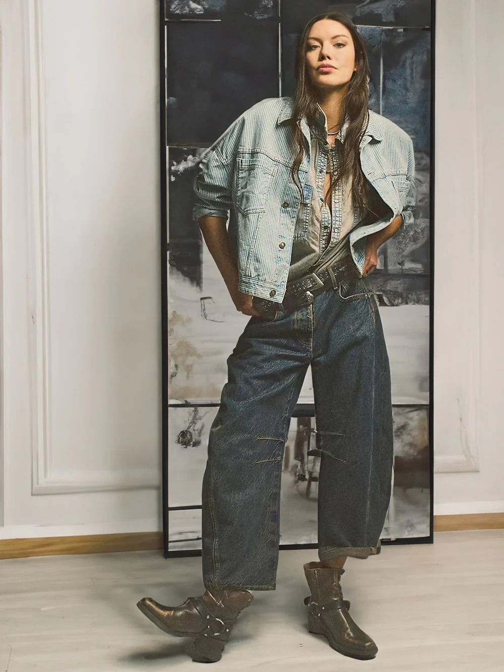 Casual and trendy mid-rise tube jeans - Buy two and get free shipping! - Image 11