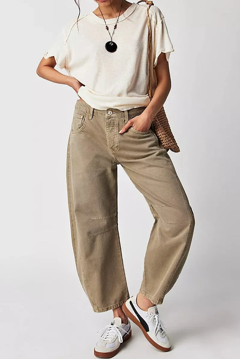 Casual and trendy mid-rise tube jeans - Buy two and get free shipping! - Image 14