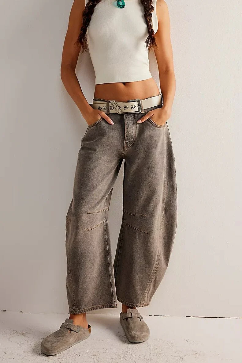 Casual and trendy mid-rise tube jeans - Buy two and get free shipping! - Image 16