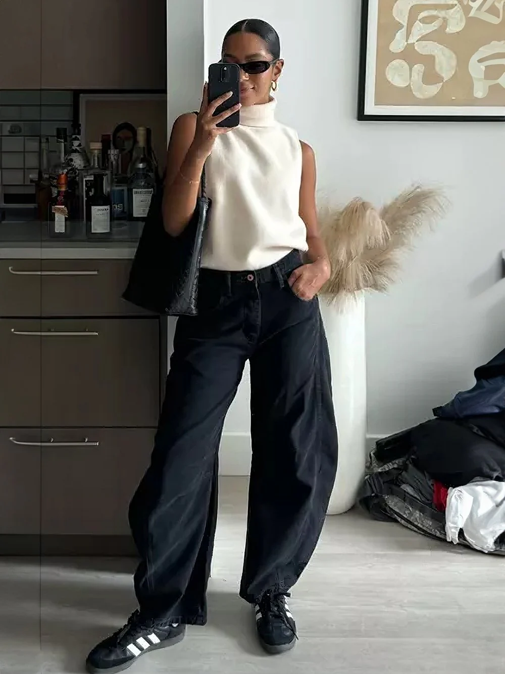 Casual and trendy mid-rise tube jeans - Buy two and get free shipping! - Image 9
