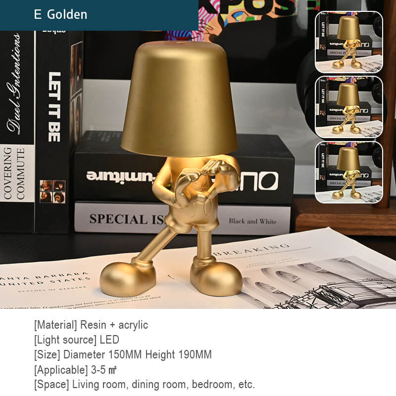 Little Golden Man Touch Charging Desk Lamp - Image 16