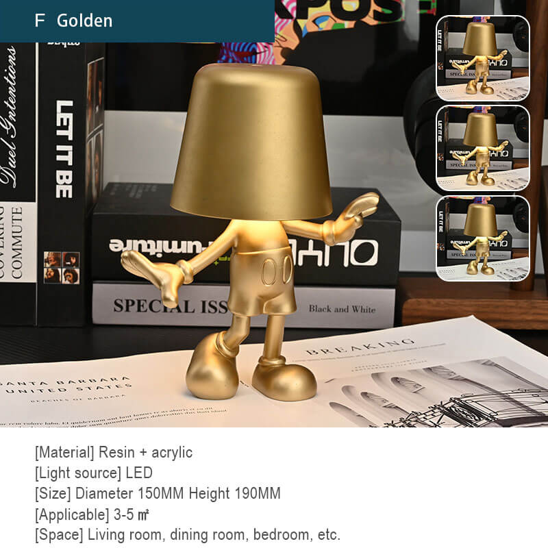 Little Golden Man Touch Charging Desk Lamp - Image 17