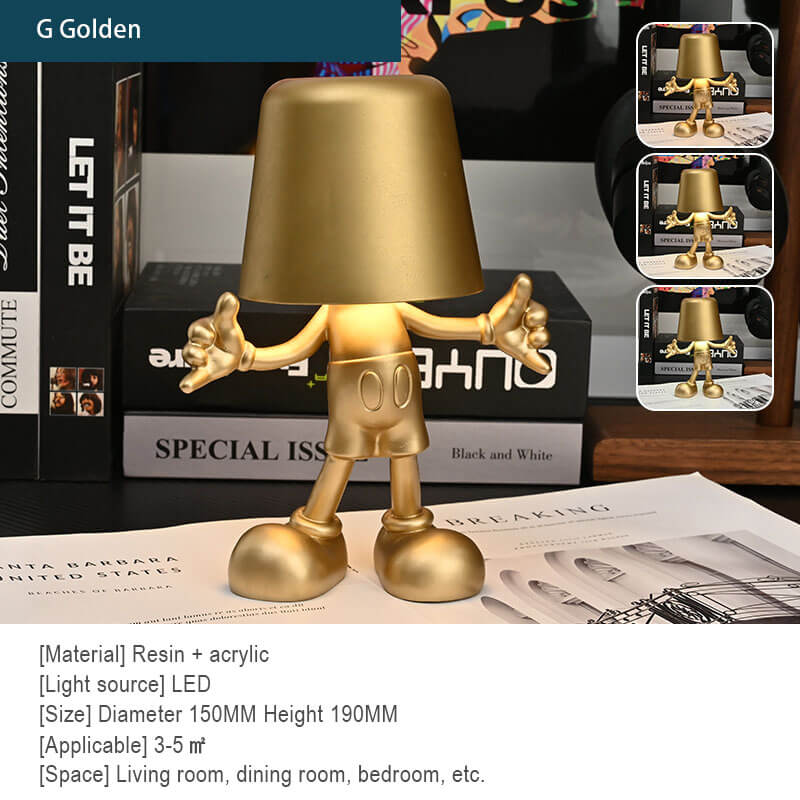 Little Golden Man Touch Charging Desk Lamp - Image 18
