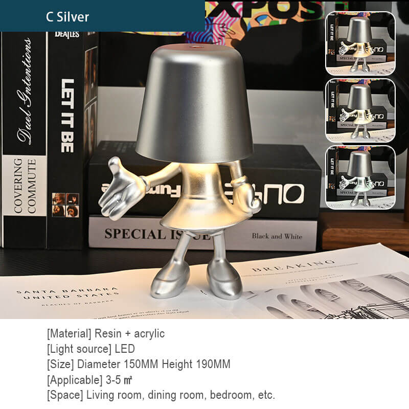 Little Golden Man Touch Charging Desk Lamp - Image 23