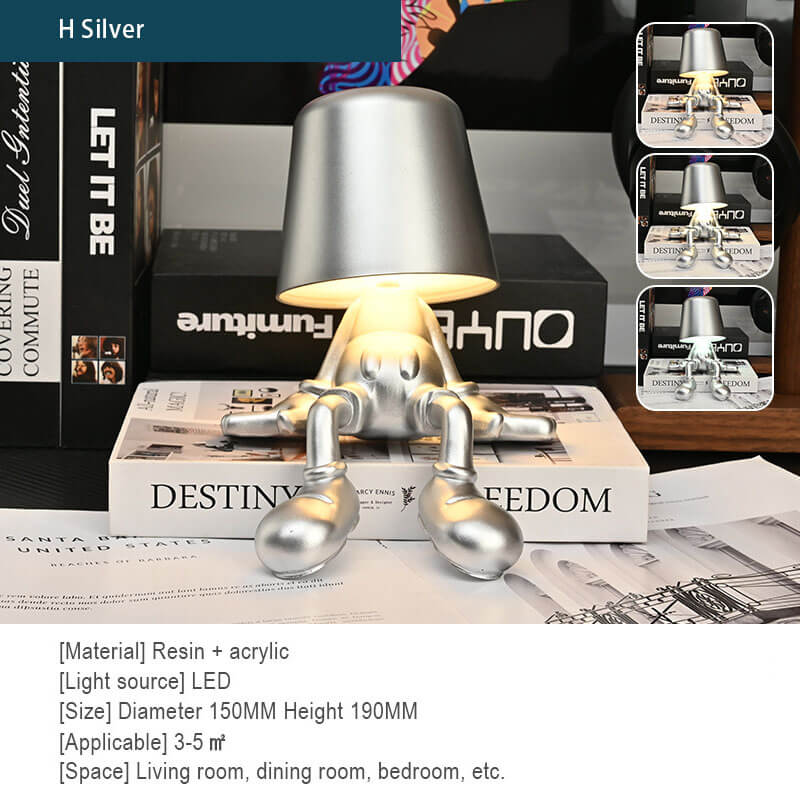 Little Golden Man Touch Charging Desk Lamp - Image 28
