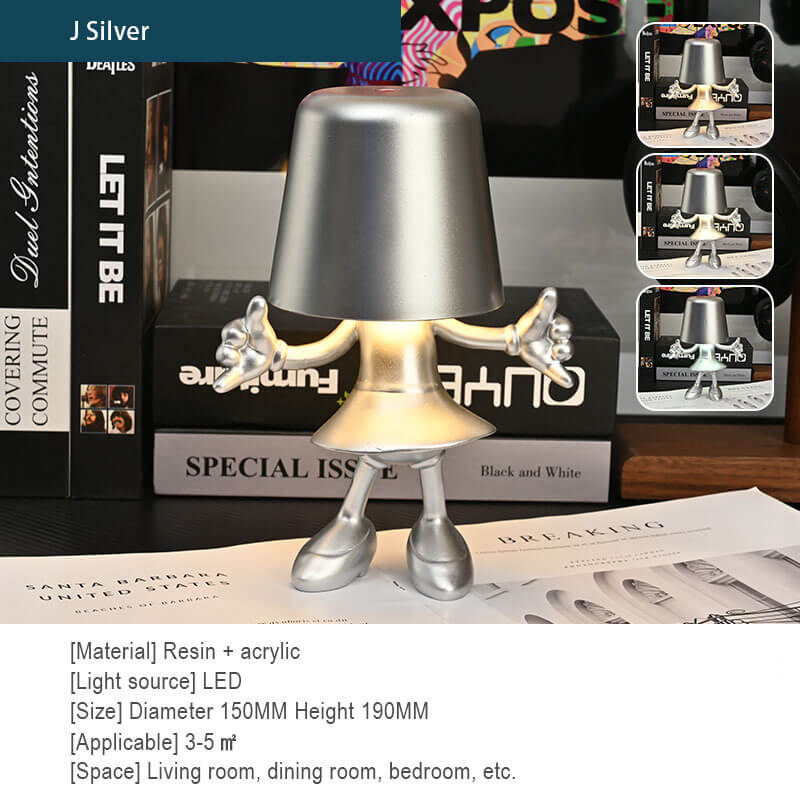 Little Golden Man Touch Charging Desk Lamp - Image 29