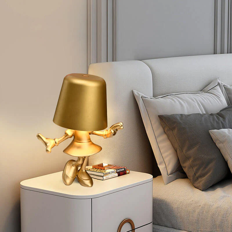Little Golden Man Touch Charging Desk Lamp - Image 6