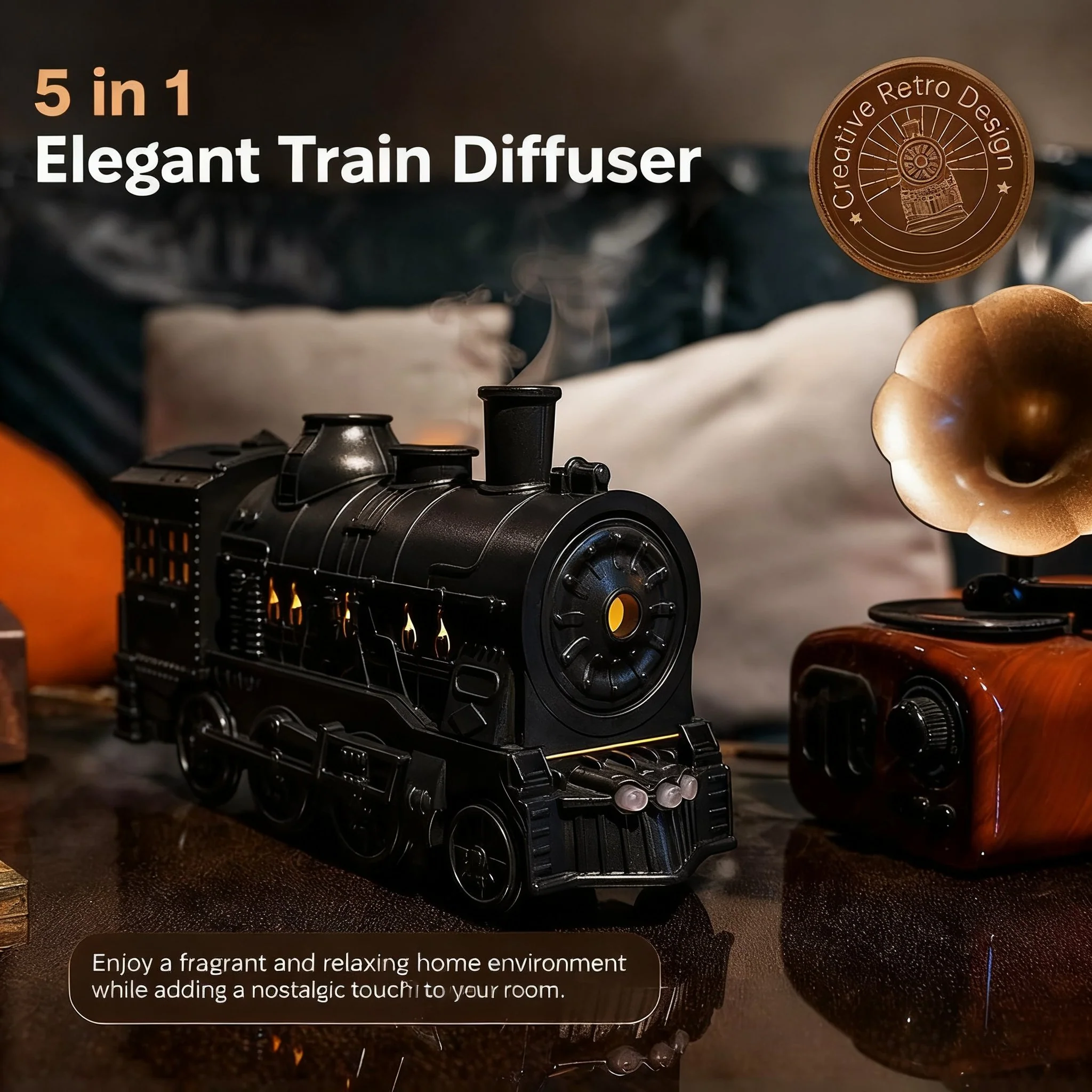 🚂Magic Train Humidifier (with remote control & same model as in the video) - Image 5