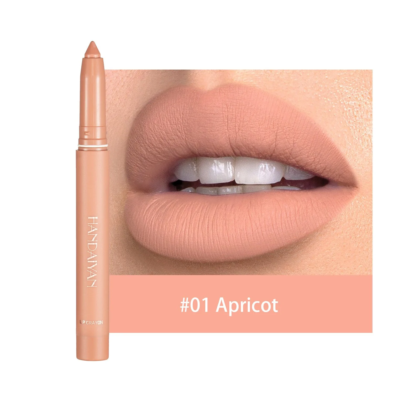 12 Color Rotating Sharpenable Matte Lipstick Pencils - Image 10