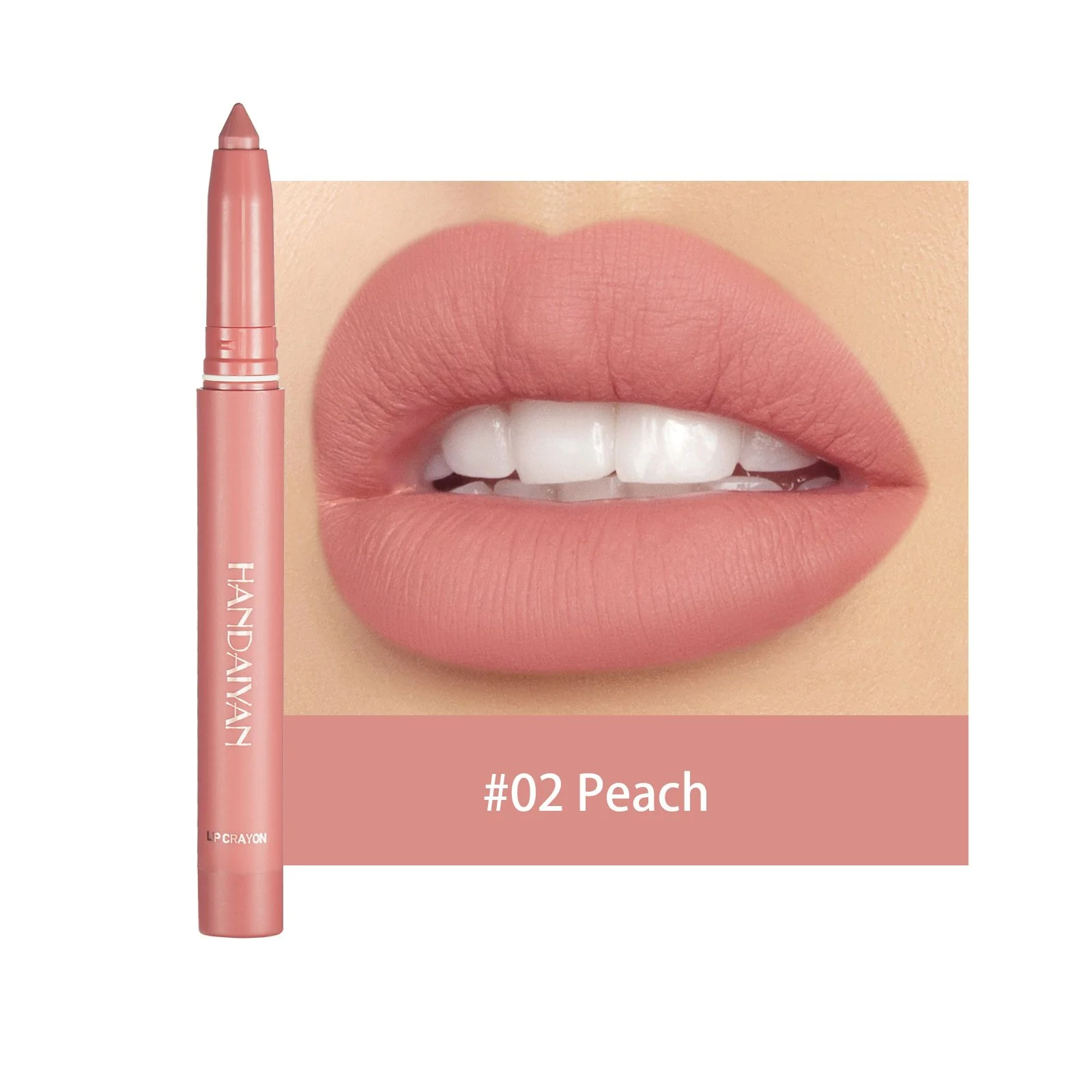 12 Color Rotating Sharpenable Matte Lipstick Pencils - Image 11
