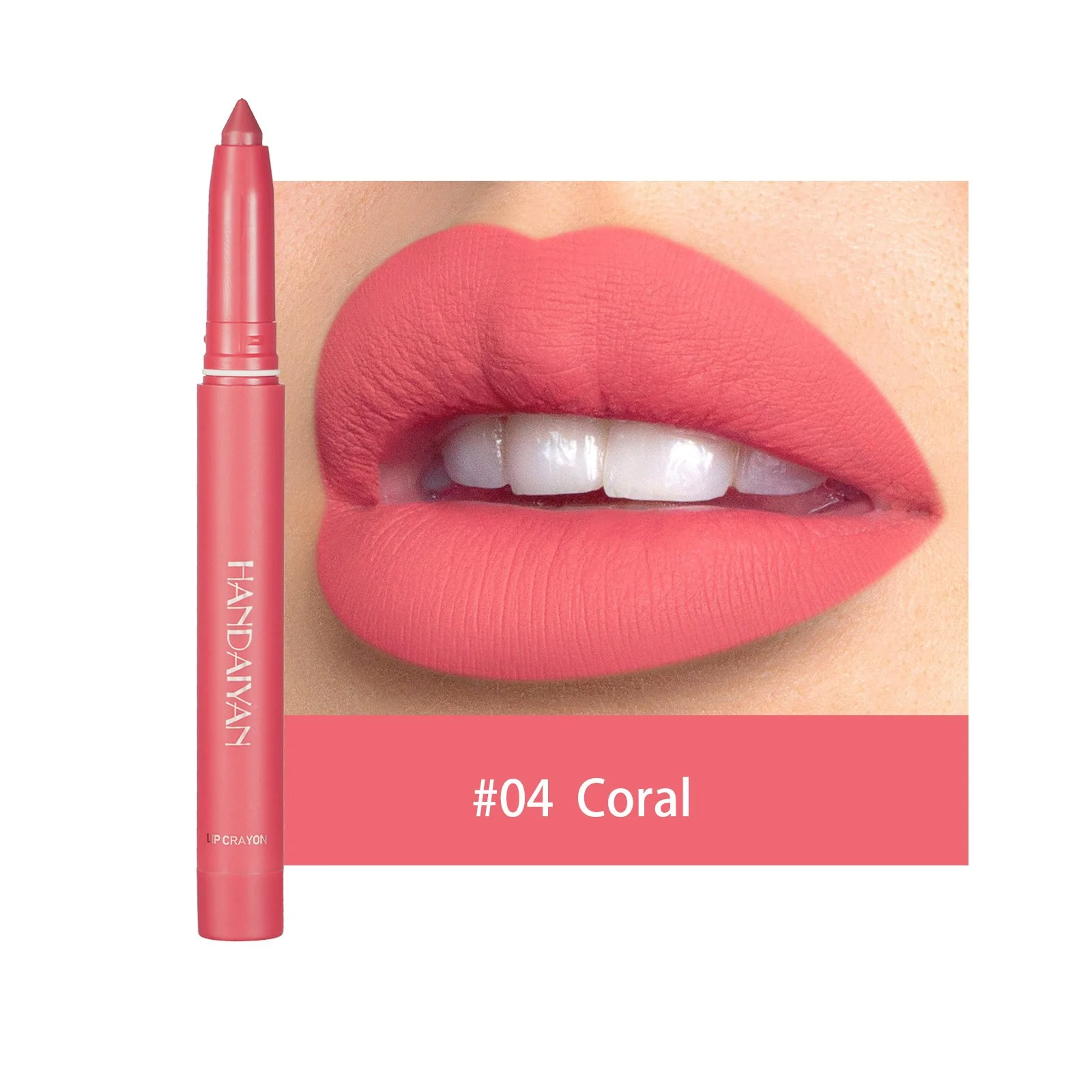 12 Color Rotating Sharpenable Matte Lipstick Pencils - Image 13