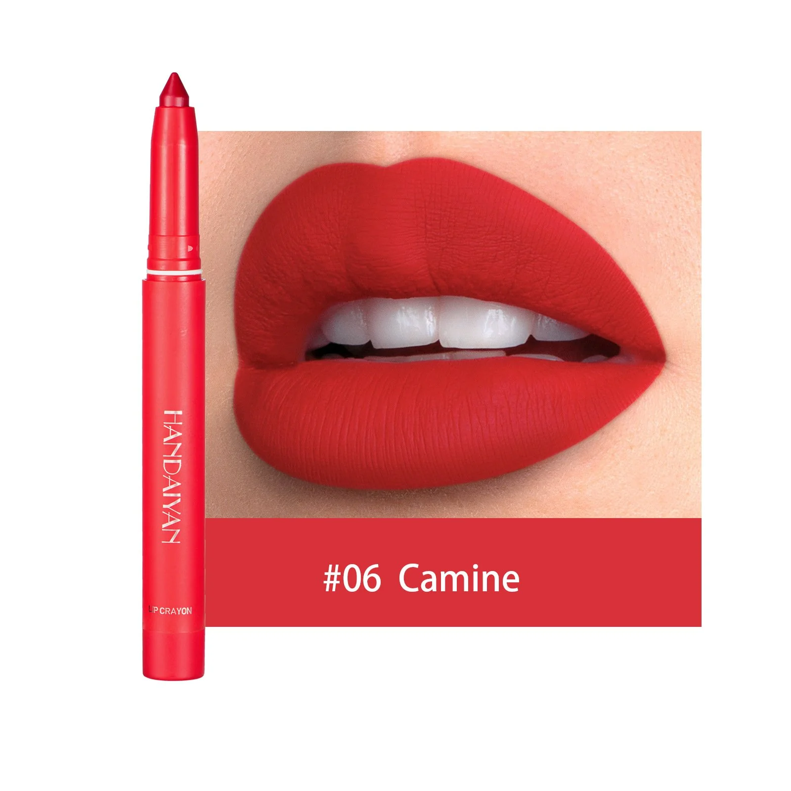 12 Color Rotating Sharpenable Matte Lipstick Pencils - Image 15