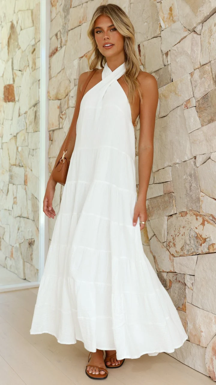 Maxi Dress - White - Image 10